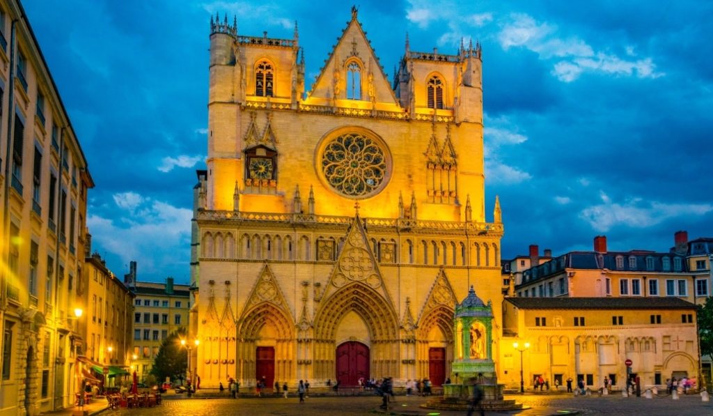 Cathédrale Saint-Jean dans le Vieux Lyon